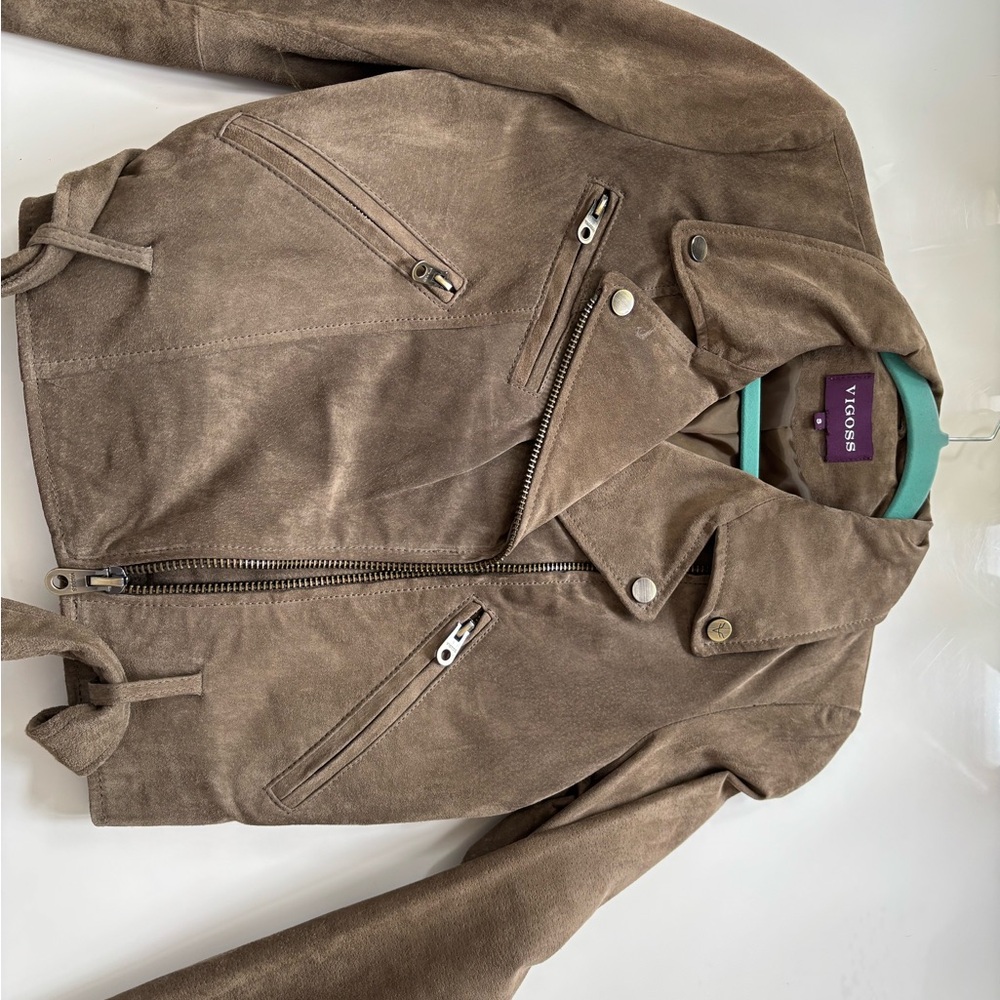 Velvet by Graham & Spencer Tan Suede Jacket